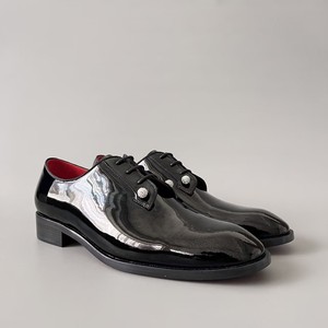 Nouvelle Tendance 2026 – Chaussures Habillées en Cuir Noir de Qualité Supérieure pour Hommes, Modèle Carré Tendance - Product Image 1
