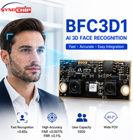 Modul Pengenalan Wajah 3D BFC3D1 AI, Deteksi Kehidupan Digital Binokuler Anti-Pemalsuan untuk Kontrol Akses Kunci Pintu Pintar