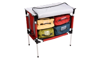 Bàn Nhà Bếp Gấp Gọn Màu Đỏ Chất Lượng Tốt Với Vải Lều Cắm Trại Ngoài Trời Dễ Mang Theo Để Bàn Dã Ngoại Hoạt Động - Product Image 2