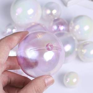 Decoración <span class=keywords><strong>para</strong></span> Pasteles, Adornos <span class=keywords><strong>para</strong></span> Pasteles, Bola Mágica Rosa Transparente, Bola <span class=keywords><strong>de</strong></span> Plástico Blanca Lechosa <span class=keywords><strong>para</strong></span> Decoración <span class=keywords><strong>de</strong></span> Fiestas - Product Image 6