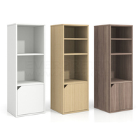 Mobilier de bureau Rangement de fichiers Bureau en bois moderne Fond de bureau Bibliothèque avec étagère