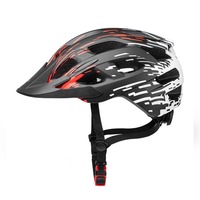 Casque de vélo tout-terrain d'extérieur CE pour vélo de montagne Casque de vélo de route pour patinage à roulettes avec lumière LED