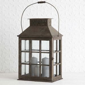 Lanternes carrées en vrac, pots à bougies avec couvercle, chauffe-bougie, centres de table pour mariage, lanternes du Ramadan - Product Image 1