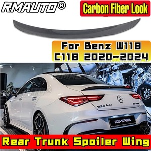 สปอยเลอร์หลังสำหรับรถยนต์ Mercedes Benz W118 C118 CLA180 CLA200 CLA45 ปี 2020-2024 ชุดแต่งสปอยเลอร์ฝากระโปรงท้าย อุปกรณ์ตกแต่งรถยนต์ - Product Image 2