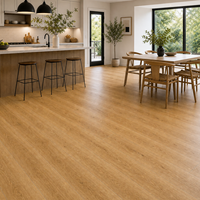 WYRAX Revêtement de sol SPC flottant à clipser en bois naturel 914x152mm 6mm pour appartement locatif avec couche d'usure de 0,5mm
