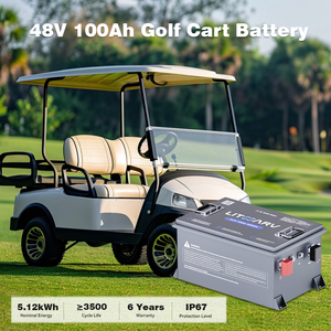 Suitable <b>72V</b> 48V Golf Cart Lithium Iron Phosphate (LiFePO4) <b>Battery</b> 100AH-200AH 6000 Cycles Stackable Litharv LH72100-G - Product Image 2