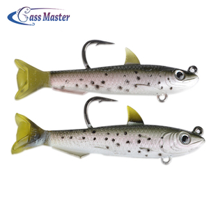 <span class=keywords><strong>Leurre</strong></span> Souple <span class=keywords><strong>Loup</strong></span> de Mer Pêche à La Carpe Poisson Au Plomb Jig Minnow Leurres Jig Silicone Leurres De Pêche - Product Image 1
