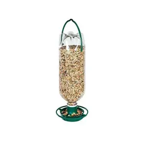 Recycle Hanging Bottle Top Bird Feeder Kit Plastic Soda Cola Drink Bottles Wild Feeders For Outdoor Garden Patio Yard Fits Most