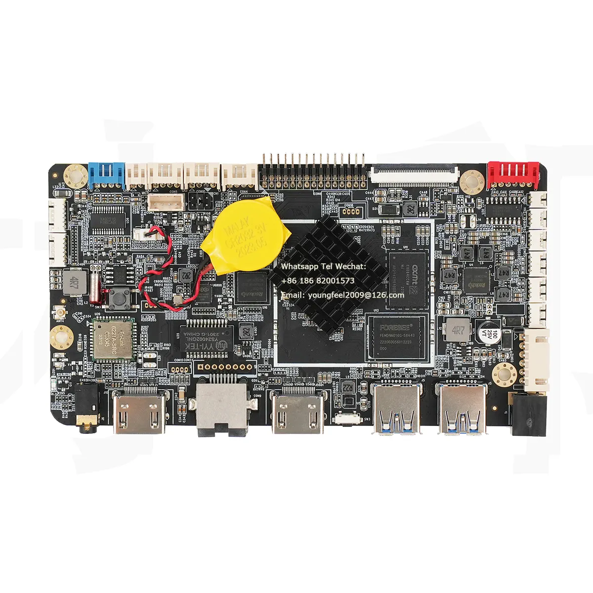 LVDS eDP MIPI hdmi-in hdmi-out 2GB + 32GB rkrk3568 akıllı Android anakart kablosuz ekran döküm için sürücü panosu