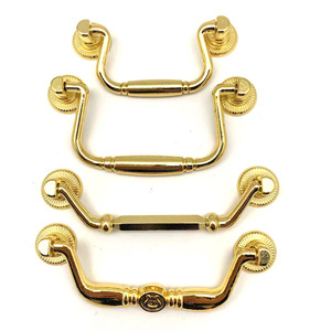 Poignée de meuble en alliage de zinc 108 mm, barre de tirage de tiroir de style chinois, quincaillerie - Product Image 2