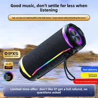 Nouvelle Enceinte Portable Extérieure Étanche 5.3 avec Éclairage LED RGB en Plastique Prix Usine Livraison Rapide