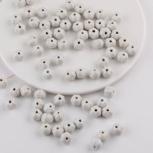Cuentas de cerámica con esmalte floral en forma de calabaza de 8 mm, cuentas sueltas para hacer pulseras, materiales para hacer joyería DIY, colores aleatorios. - Product Image 5