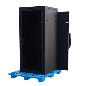 Armoire serveur verticale 42U à haute ventilation, rack réseau ventilé 19 pouces avec portes perforées doubles pour serveur - Product Image 4