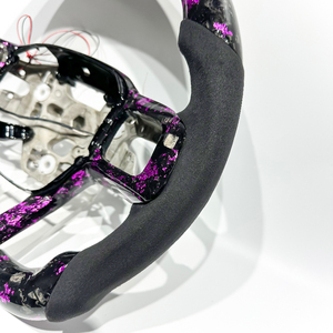 Vente directe d'usine de volants de course en fibre de carbone véritable forgée avec LED, adaptés aux voitures <span class=keywords><strong>Ford</strong></span> <span class=keywords><strong>Mustang</strong></span> GT 2024 - Product Image 3
