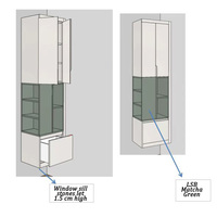 Servicios de diseño arquitectónico de renderizado 3D para el hogar moderno en línea para el edificio de la cocina del apartamento, incluido el dormitorio