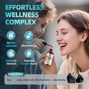 Gotas Líquidas 12 en 1 de Shilajit, Musgo Marino, Ashwagandha y Maca, Apoyo Inmunológico, Energía, Resistencia, Concentración, Vitalidad, Minerales Traza, Fusión Herbal - Product Image 2