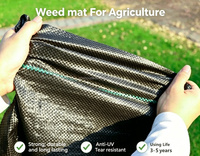 Toile tissée en PP écologique anti-UV perméable et durable pour le contrôle des adventices, découpable pour l'utilisation en jardin, verger et agriculture