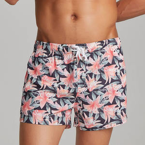Shorts de bain pour hommes <span class=keywords><strong>Seobean</strong></span> en gros, à fleurs d'été, pour la plage, le surf, séchage rapide, vêtements de sport pour hommes - Product Image 3