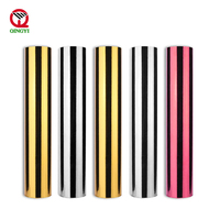 Venta al por mayor DIY Craft 1,22*50m rojo rosa oro plata metálico autoadhesivo rollo de película de vinilo para plotter de corte