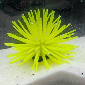 Simulasi Bercahaya Anemon Laut Landak Laut Silikon Warna-warni Karang Tanaman Akuarium Dekorasi Lanskap Tangki Ikan Hiasan Rumah - Product Image 6