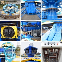 Manège Nova Rides en acier et PRV pour parcs d'attractions intérieurs et extérieurs, manège à sensations fortes type carrousel, à vendre : Brave Wheel Ride