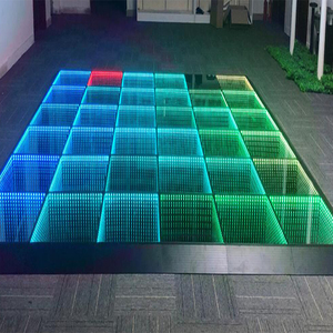 DJ illuminazione Infinity specchio LED pista da ballo blocchi telecomando per eventi e feste forniture imballate in caso di volo - Product Image 3