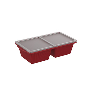 Moule en silicone pour soupe congelée, compartiment à glace en fer, stockage domestique d'aliments complémentaires, congélation rapide, démoulage facile, conservation - Product Image 5