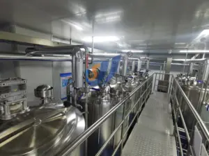 Línea de producción de leche pasteurizada de alta calidad, UHT