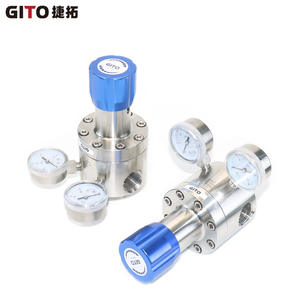 Vanne de réduction de pression à diaphragme monophasée en acier inoxydable GITO, vanne haute pression à double étage à haut débit - Product Image 5