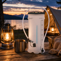 Réservoir d'hydratation TPU 3L tendance 2026, sans BPA, étanche, avec déflecteur anti-éclaboussures pour la randonnée, la course à pied et le trekking