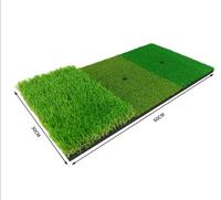 30x60cm 3 en 1 Golf Turf Golf Practice Mat pour mettre le chipping et le swing, aide à l'entraînement au swing de golf intérieur et extérieur