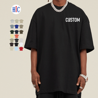 Kaos Pria 100% Katun 305gsm Berkualitas, Bernapas, Lengan Pendek, Longgar, Logo Custom, Ukuran Besar