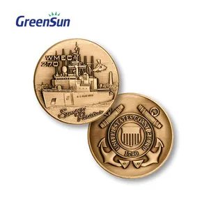 उच्च गुणवत्ता वाले कस्टम कंपनी लोगो चमकदार सोना धातु गेम टोकन सिक्का बनाने वाली फैक्ट्री