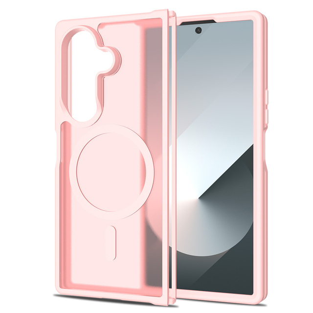 Skin-feel Mobile Phone case Samsung case for galaxy Z FOLD 7 6 Matte Scratch-resistant clear Phone Cover for S26 ultra S25 Fe