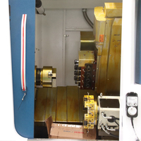 Tour CNC multifonctionnel TCK46D/8 à lit incliné Yaxi 4 + 4 outils sous tension et 8 tourelles 4 axes Tour de fraisage CNC