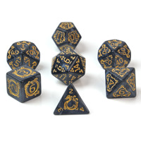 Fabricant Prix compétitif Modèle de dragon de haute qualité Jeu de rôle Dés mdn polyédriques en plastique coloré