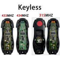 PCB KR55WK50138 Original para Porsche Cayenne Panamera Macan Boxster Cayman 911 958 315/433/434 Mhz llave de Chip inteligente sin llave 7953P