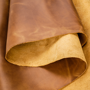 Kuh versteckt Rinder Real Crazy Horse Leder material für Craft Voll narben leder Rindsleder Echtes Leder Lieferanten fabrik - Product Image 4
