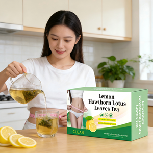 Tè Detox Premium al Limone, Biancospino e Foglie di Loto 150g WANFU, Bevanda per la Pulizia del Corpo, Supporto Digestivo e Benessere Post-Pasto - Product Image 2