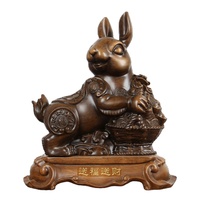 Patung Resin Populer 2026, Ornamen 12 Zodiak Cina, Patung Hewan Feng Shui