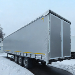 <span class=keywords><strong>Semi</strong></span>-<span class=keywords><strong>remorque</strong></span> à rideaux latéraux pour le transport de marchandises en vrac avec grattoir à lame et bâche imperméable - Product Image 2