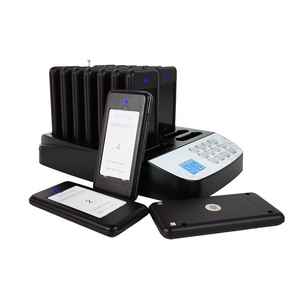 JT-916 Miễn phí thiết kế logo không dây nhà hàng khách Hệ thống gọi điện thoại Đen máy nhắn tin buzzer Waiter hệ thống dịch vụ - Product Image 6