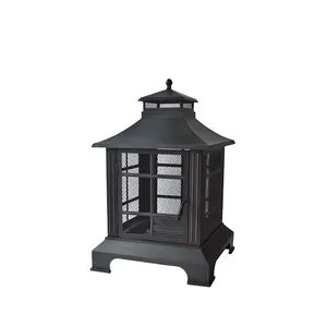 Chimenea de leña para patio exterior con hoguera cuadrada de chiminea a la venta