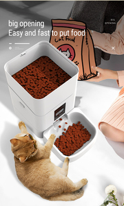 Pemberi makan hewan peliharaan otomatis pintar, Dispenser makanan anjing mangkok mikropik untuk Perro Gato - Product Image 5