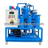 HOPU Nuevo Purificador de Aceite Hidráulico al Vacío Trifásico de 380V con 5 Años de Garantía, Planta de Purificación y Filtración de Aceite In Situ