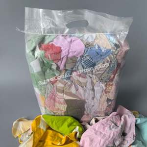 Trapos Industriales Multicolores 100% Algodón para Uso Industrial 5KG Colores Mezclados para Limpieza - Product Image 1