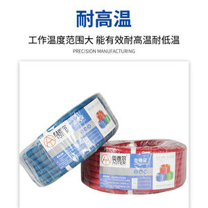 Tuyaux en caoutchouc à surface lisse haute pression sur mesure de 8 mm Rouge Bleu Anti-explosion Tuyaux à oxygène et acétylène avec système à deux fils - Product Image 2