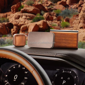 Hổ phách thơm lâu dài bằng gỗ Vent Clip xe làm mát không khí khuếch tán với nam châm Visor chủ sản phẩm hương liệu - Product Image 2