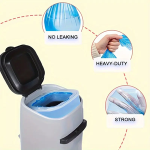Sac de recharge pour couches Diaper Genie Playtex Arm <span class=keywords><strong>Hammer</strong></span>, film épais à 7 couches, anti-fuite, anti-odeur, sac de déchets pour couches, sacs pour seau - Product Image 3
