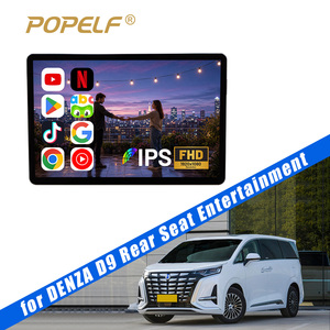 Monitor de Reposacabezas para Auto de 14 Pulgadas, Pantalla Táctil FHD IPS, Android 14.0, 8 Núcleos, 4GB 64GB, WiFi, BT, Multimedia para Asiento Trasero, para Denza BYD - Product Image 1